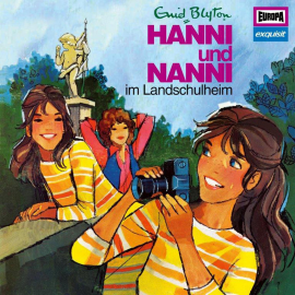 Hörbuch Folge 12: Hanni und Nanni im Landschulheim (Klassiker 1972)  - Autor Enid Blyton   - gelesen von Hanni und Nanni.