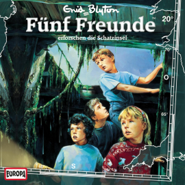 Hörbuch Folge 20: Fünf Freunde erforschen die Schatzinsel  - Autor Enid Blyton   - gelesen von N.N.