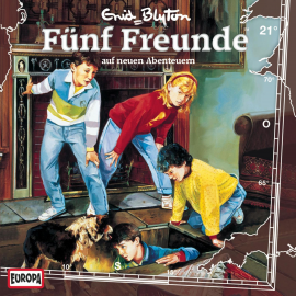 Hörbuch Folge 21: Fünf Freunde auf neuen Abenteuern  - Autor Enid Blyton   - gelesen von Fünf Freunde.