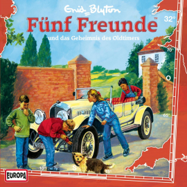 Hörbuch Folge 32: Fünf Freunde und das Geheimnis des Oldtimers  - Autor Enid Blyton  