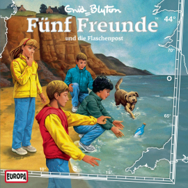 Hörbuch Folge 44: Fünf Freunde und die Flaschenpost  - Autor Enid Blyton  