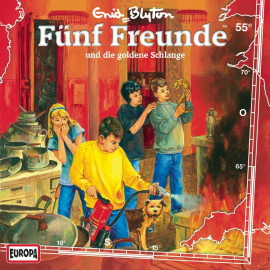 Hörbuch Folge 55: Fünf Freunde und die goldene Schlange  - Autor Enid Blyton   - gelesen von Fünf Freunde.