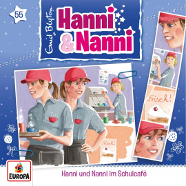 Hörbuch Folge 55: Hanni und Nanni im Schulcafé  - Autor Enid Blyton  