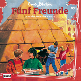 Hörbuch Folge 63: Fünf Freunde und der Stein des Pharao  - Autor Enid Blyton  