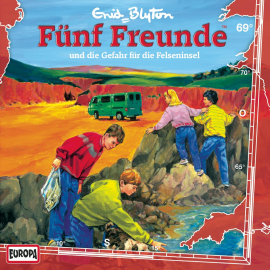 Hörbuch Folge 69: Fünf Freunde und die Gefahr für die Felseninsel  - Autor Enid Blyton  