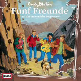 Hörbuch Folge 77: Fünf Freunde und das unheimliche Bergmonster  - Autor Enid Blyton  