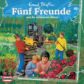 Hörbuch Folge 86: Fünf Freunde und die verbotenen Blüten  - Autor Enid Blyton   - gelesen von Fünf Freunde.