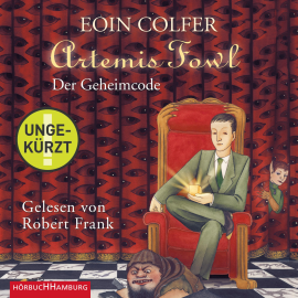 Hörbuch Artemis Fowl - Der Geheimcode  - Autor Eoin Colfer   - gelesen von Robert Frank
