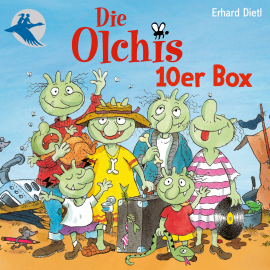 Hörbuch Die Olchis 10er Box  - Autor Erhard Dietl   - gelesen von Schauspielergruppe