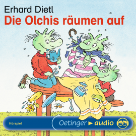 Hörbuch Die Olchis räumen auf  - Autor Erhard Dietl   - gelesen von Schauspielergruppe