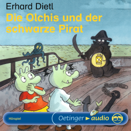 Hörbuch Die Olchis und der schwarze Pirat  - Autor Erhard Dietl   - gelesen von Schauspielergruppe