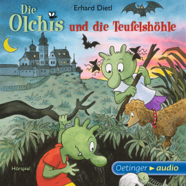 Hörbuch Die Olchis und die Teufelshöhle  - Autor Erhard Dietl   - gelesen von Schauspielergruppe