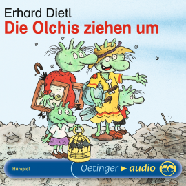 Hörbuch Die Olchis ziehen um  - Autor Erhard Dietl   - gelesen von Schauspielergruppe