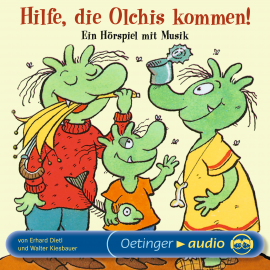 Hörbuch Hilfe, die Olchis kommen! - Ein Hörspiel mit Musik  - Autor Erhard Dietl   - gelesen von Schauspielergruppe