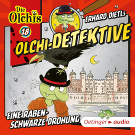 Hörbuch Olchi-Detektive 18. Eine rabenschwarze Drohung  - Autor Erhard Dietl   - gelesen von Schauspielergruppe