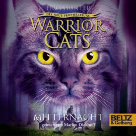 Hörbuch Warrior Cats - Die neue Prophezeiung. Mitternacht  - Autor Erin Hunter   - gelesen von Marlen Diekhoff