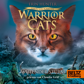 Hörbuch Warrior Cats - Vision von Schatten. Wütender Sturm  - Autor Erin Hunter   - gelesen von Claudia Gräf