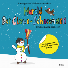 Hörbuch Harold der Clown-Schneemann und sein Zauberbesen  - Autor Ev Beier   - gelesen von Schauspielergruppe