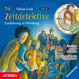 Hörbuch Die Zeitdetektive 29 - Entführung in Nürnberg  - Autor Fabian Lenk   - gelesen von Stephan Schad