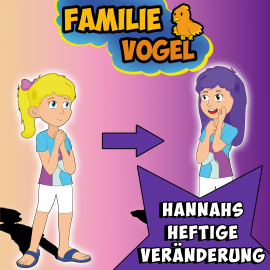 Hörbuch Hannahs heftige Veränderung  - Autor Familie Vogel   - gelesen von Schauspielergruppe