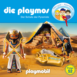 Hörbuch Der Schatz der Pyramide (Die Playmos 52)  - Autor Simon X. Rost;Florian Fickel   - gelesen von Schauspielergruppe