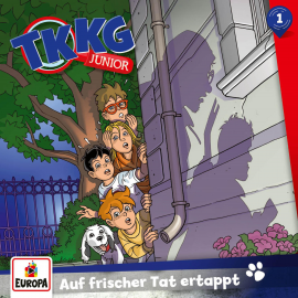 Hörbuch TKKG Junior - Folge 01: Auf frischer Tat ertappt  - Autor Frank Gustavus  