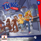 Hörbuch TKKG Junior - Folge 03: Giftige Schokolade  - Autor Frank Gustavus   - gelesen von TKKG Junior.