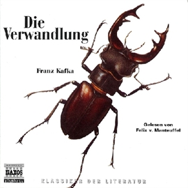 Hörbuch Die Verwandlung  - Autor Franz Kafka   - gelesen von Felix von Manteuffel