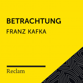 Hörbuch Kafka: Betrachtung  - Autor Franz Kafka   - gelesen von Hans Sigl