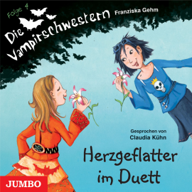 Hörbuch Die Vampirschwestern. Herzgeflatter im Duett  - Autor Franziska Gehm   - gelesen von Claudia Kühn