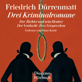 Hörbuch Drei Kriminalromane  - Autor Friedrich Dürrenmatt   - gelesen von Hans Korte
