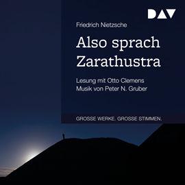 Hörbuch Also sprach Zarathustra  - Autor Friedrich Nietzsche   - gelesen von Otto Clemens