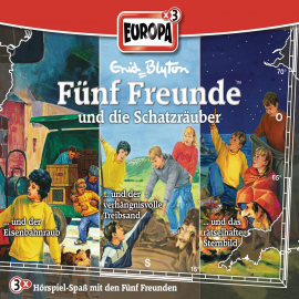 Hörbuch 3er-Box: Fünf Freunde und die Schatzräuber  - Autor Gabriele Hartmann  