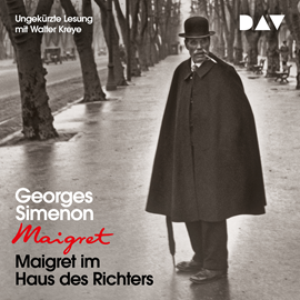 Hörbuch Maigret im Haus des Richters  - Autor Georges Simenon   - gelesen von Walter Kreye