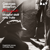 Hörbuch Maigret stellt eine Falle  - Autor Georges Simenon   - gelesen von Walter Kreye