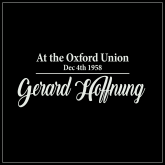 Gerard Hoffnung at the Oxford Union