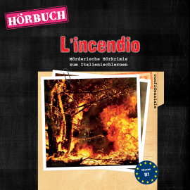 Hörbuch PONS Hörkrimi Italienisch: L'incendio  - Autor Giovanni Garelli   - gelesen von Giovanni Giudice