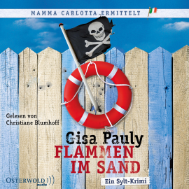 Hörbuch Flammen im Sand (Mamma Carlotta  4)  - Autor Gisa Pauly   - gelesen von Christiane Blumhoff