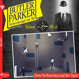 Hörbuch Dem Verbrechen auf der Spur (Butler Parker 2)  - Autor Günter Dönges   - gelesen von Thorsten Breitfeldt
