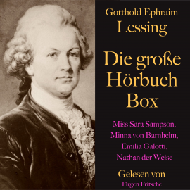 Hörbuch Gotthold Ephraim Lessing: Die große Hörbuch Box  - Autor Gotthold Ephraim Lessing   - gelesen von Jürgen Fritsche