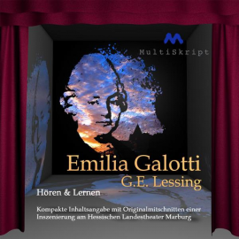 Hörbuch Gotthold Ephraim Lessing: Emilia Galotti  - Autor Gotthold Ephraim Lessing   - gelesen von Schauspielergruppe