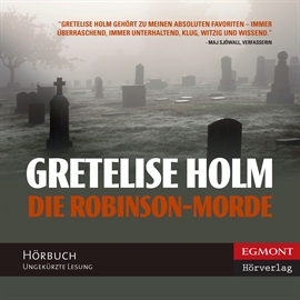 Hörbuch Die Robinson-Morde - Ein Karin Sommer Krimi  - Autor Gretelise Holm   - gelesen von Marion Reuter
