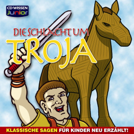 Hörbuch Die Schlacht um Troja  - Autor Gustav Schwab   - gelesen von Frank Engelhardt