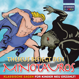 Hörbuch Theseus besiegt den Minotaurus  - Autor Gustav Schwab   - gelesen von Michael Schanze