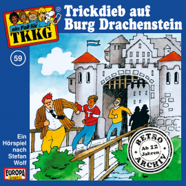 Hörbuch TKKG - Folge 59: Trickdieb auf Burg Drachenstein  - Autor H.G. Francis   - gelesen von TKKG Retro-Archiv.