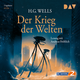 Hörbuch Der Krieg der Welten  - Autor H. G. Wells   - gelesen von Andreas Fröhlich