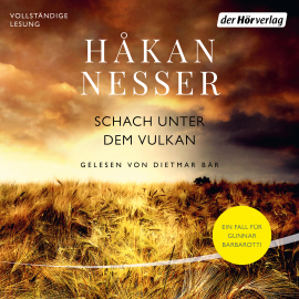 Hörbuch Schach unter dem Vulkan  - Autor Håkan Nesser   - gelesen von Dietmar Bär