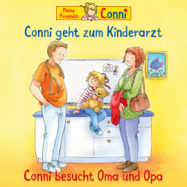 Hörbuch Conni geht zum Kinderarzt (neu)/Conni besucht Oma und Opa  - Autor Hans-Joachim Herwald   - gelesen von Schauspielergruppe
