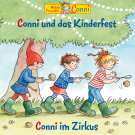 Hörbuch Conni und das Kinderfest / Conni im Zirkus  - Autor Hans-Joachim Herwald   - gelesen von Schauspielergruppe