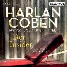 Hörbuch Der Insider (Myron Bolitar ermittelt)  - Autor Harlan Coben   - gelesen von Detlef Bierstedt